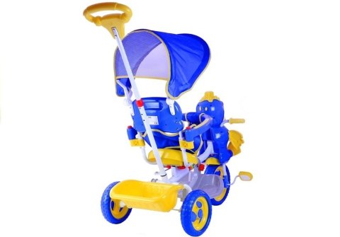 Rower Trójkołowy Kaczka Niebieski Dla Dzieci Rowerek