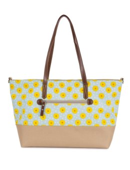 Torba Pink Lining Notting Hill Tote Sunflowers