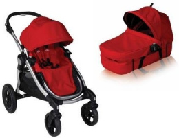 Baby Jogger City Select ruby 2w1 głęboko-spacerowy 1 siedzisko 1 gondola