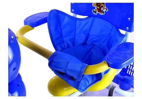 Rower Trójkołowy Kotek Niebieski Dla Dzieci Rowerek