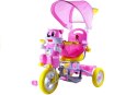 Rower Trójkołowy Kotek Różowy Dla Dzieci Rowerek