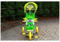 Rower Trójkołowy Kotek Zielony Dla Dzieci Rowerek