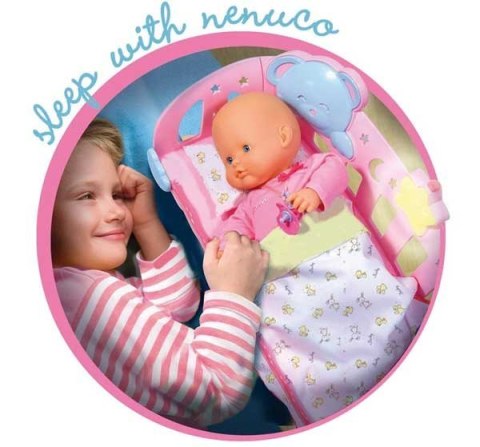 NENUCO Lalka 42 cm Z Kołyską Śpij Ze Mną