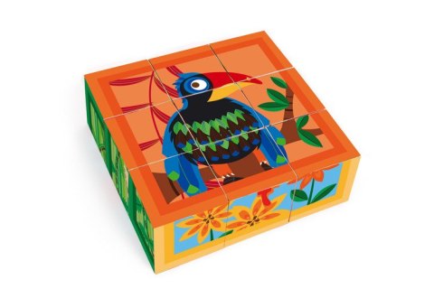 Scratch, Puzzle 9 klocków DŻUNGLA