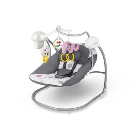 Kinderkraft Bujaczek Huśtawka Elektryczny MINKY Pink