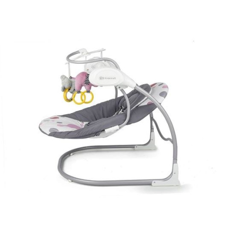 Kinderkraft Bujaczek Huśtawka Elektryczny MINKY Pink