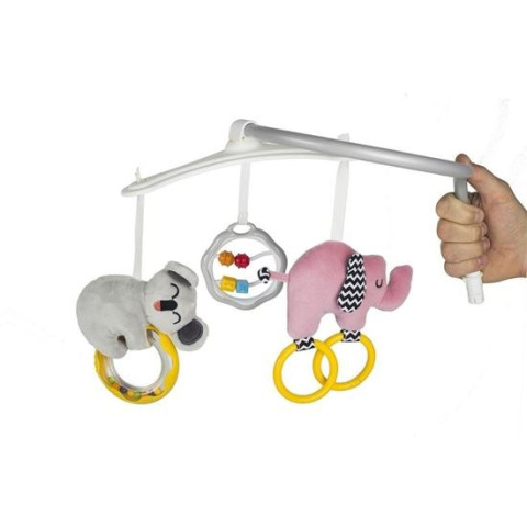 Kinderkraft Bujaczek Huśtawka Elektryczny MINKY Pink