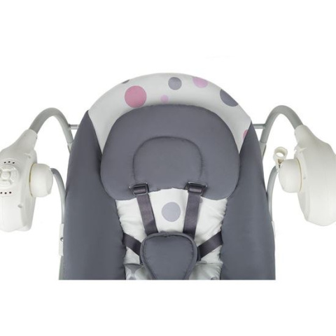 Kinderkraft Bujaczek Huśtawka Elektryczny MINKY Pink