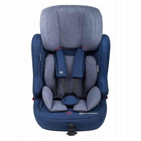 Kinderkraft Fotelik Samochodowy 9-36kg Z Systemem ISOFIX FIX2GO - Navy