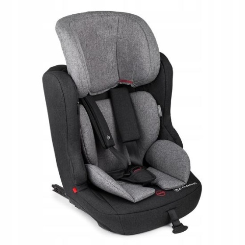 Kinderkraft Fotelik Samochodowy 9-36kg Z Systemem ISOFIX FIX2GO - Black/Gray