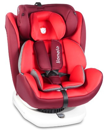 BASTIAAN Isofix 0-36kg 360° Lionelo fotelik samochodowy - Red