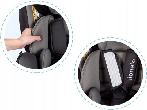 BASTIAAN Isofix 0-36kg 360° Lionelo fotelik samochodowy - Red