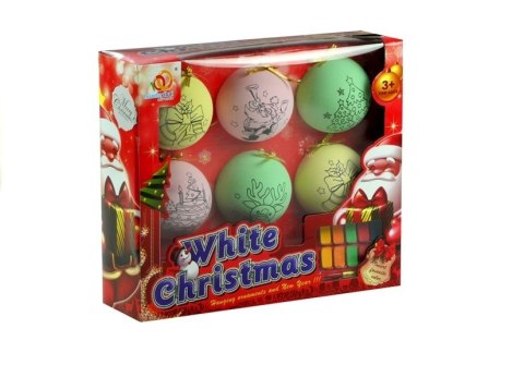 Bombki świąteczne do malowania