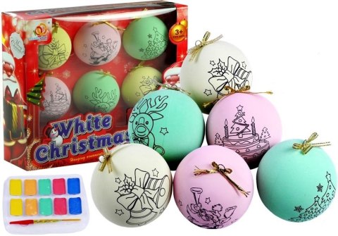 Bombki świąteczne do malowania
