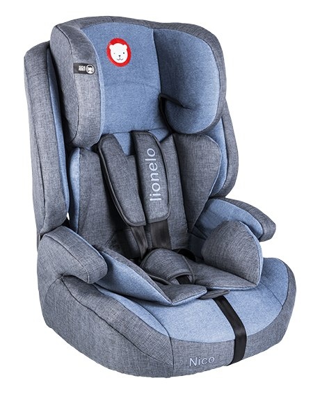 NICO 9-36kg Lionelo fotelik samochodowy - Blue
