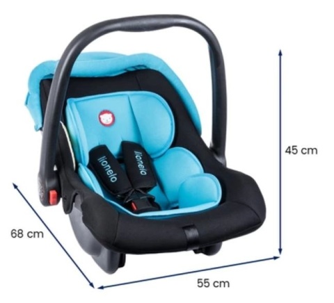 NOA PLUS 0-13kg Lionelo fotelik samochodowy, 5 lat Gwarancji - Beige