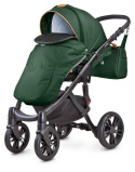 FRONTERA 3w1 Camini wózek dziecięcy z fotelikiem Musca 0m+ Polski Produkt - kolor Dark Green