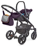FRONTERA 3w1 Camini wózek dziecięcy z fotelikiem Musca 0m+ Polski Produkt - kolor Purple