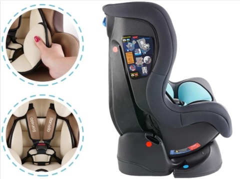 LIAM COLOR 0-18kg Lionelo fotelik samochodowy, 5 lat Gwarancji - Orange