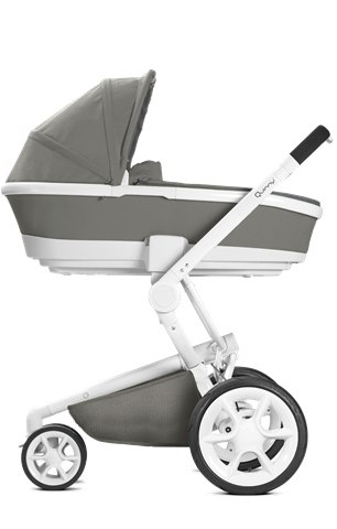 MOODD 3w1 głeboko-spacerowy Quinny + Pebble Plus - Grey Gravel