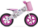 Drewniany rowerek biegowy ZAP Toyz do 30kg przedział 3-6 lat pink kotek