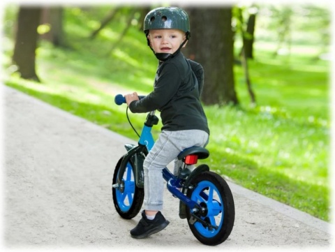 DAN PLUS Lionelo rowerek biegowy 18m+ 12 cali do 27kg - Blue