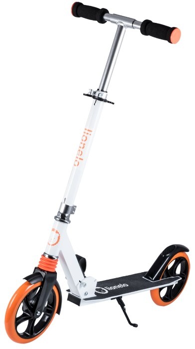 LUCA Lionelo duża hulajnoga ABEC-7 Amortyzator ALU do 100kg - white/orange