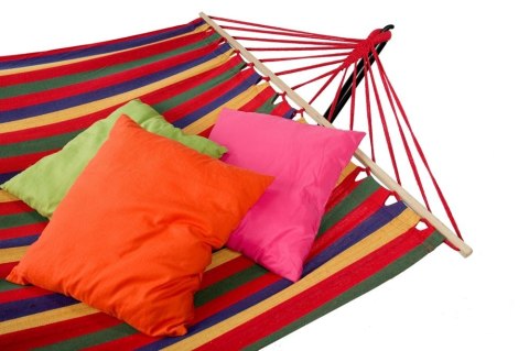 Hamak z listwą kolorowe paseczki