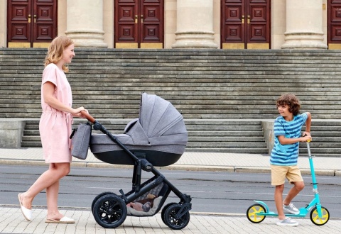 PRIME 2w1 do 22 kg Kinderkraft wózek głeboko spacerowy do 22 kg - Black