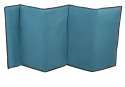 SIMON łóżeczko turystyczne Lionelo, LEN, kołyska, drugi poziom, przewijak, uchwyty do wstawania - grey/turquoise