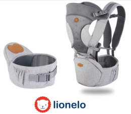 LAUREN PLUS 4w1 Lionelo nosidełko ergonomiczne do 15kg - dark grey