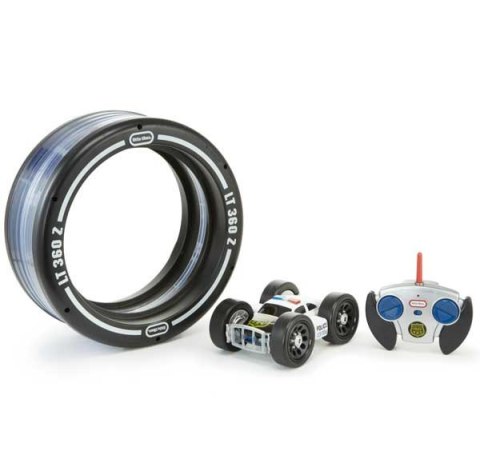 Little Tikes Samochód Policyjny RC w oponie 2w1 Tire Twister Light