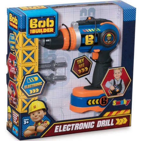 Smoby Wiertarko Wkrętarka Elektroniczna Bob Budowniczy