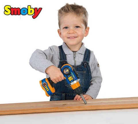 Smoby Wiertarko Wkrętarka Elektroniczna Bob Budowniczy