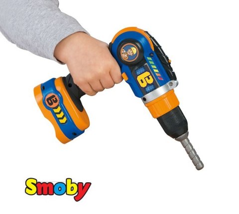 Smoby Wiertarko Wkrętarka Elektroniczna Bob Budowniczy