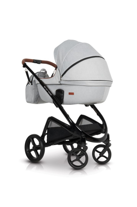 EXPRESS Euro-Cart 3w1 wózek głęboko-spacerowy z fotelikiem KITE 0-13kg - grey fox