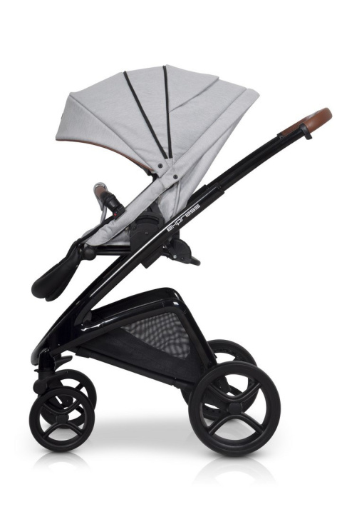 EXPRESS Euro-Cart 3w1 wózek głęboko-spacerowy z fotelikiem KITE 0-13kg - grey fox