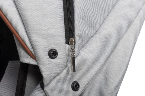 EXPRESS Euro-Cart 3w1 wózek głęboko-spacerowy z fotelikiem KITE 0-13kg - grey fox