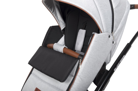 EXPRESS Euro-Cart 3w1 wózek głęboko-spacerowy z fotelikiem KITE 0-13kg - grey fox