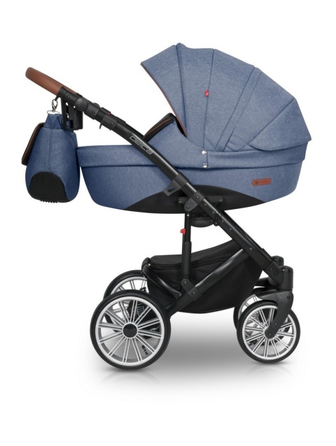 DELTA Euro-Cart 3w1 wózek głęboko-spacerowy z fotelikiem KITE 0-13kg - denim