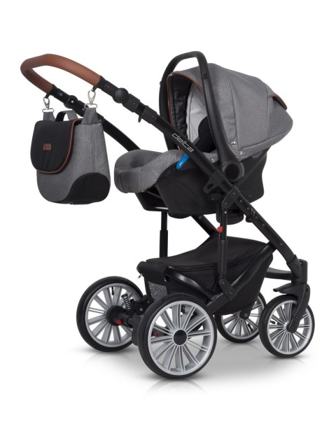 DELTA Euro-Cart 3w1 wózek głęboko-spacerowy z fotelikiem KITE 0-13kg - denim