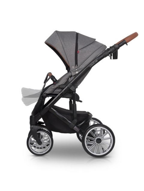 DELTA Euro-Cart 3w1 wózek głęboko-spacerowy z fotelikiem KITE 0-13kg - denim