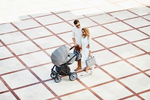 DELTA Euro-Cart 3w1 wózek głęboko-spacerowy z fotelikiem KITE 0-13kg - denim