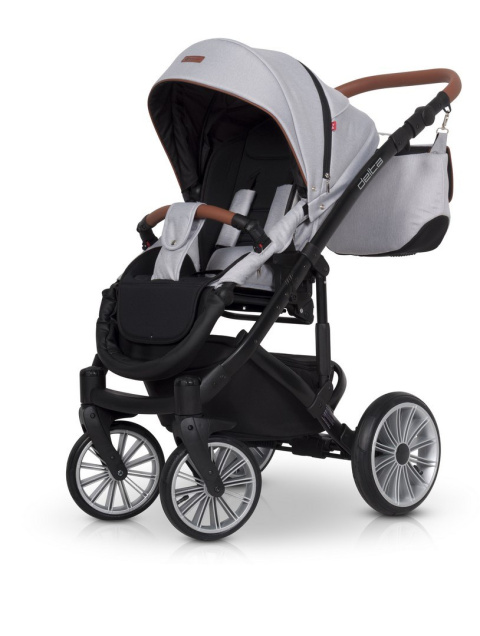 DELTA Euro-Cart 3w1 wózek głęboko-spacerowy z fotelikiem KITE 0-13kg - grey fox