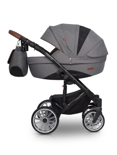DELTA Euro-Cart 3w1 wózek głęboko-spacerowy z fotelikiem KITE 0-13kg - latte