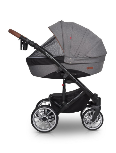 DELTA Euro-Cart 3w1 wózek głęboko-spacerowy z fotelikiem KITE 0-13kg - latte