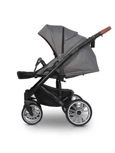 DELTA Euro-Cart 3w1 wózek głęboko-spacerowy z fotelikiem KITE 0-13kg - latte