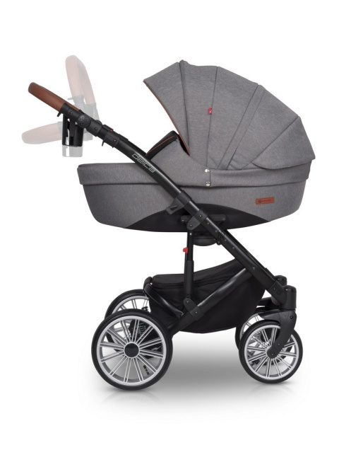 DELTA Euro-Cart 3w1 wózek głęboko-spacerowy z fotelikiem KITE 0-13kg - latte