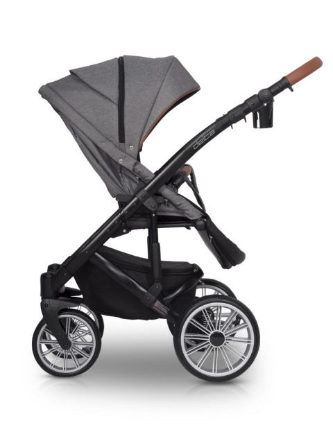 DELTA Euro-Cart 3w1 wózek głęboko-spacerowy z fotelikiem KITE 0-13kg - latte