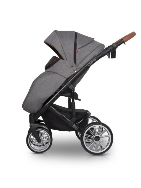 DELTA Euro-Cart 3w1 wózek głęboko-spacerowy z fotelikiem KITE 0-13kg - latte